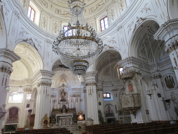 Interior of the church of San Salvatore, Petralia Soprana, Sicily